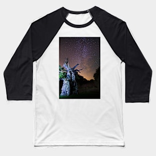 The Laund Oak Tree and The Milky Way 5863 Baseball T-Shirt